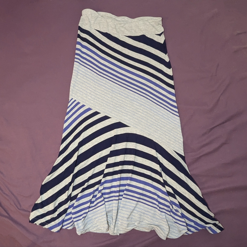 2000s Long Asymmetrical Maxi Skirt